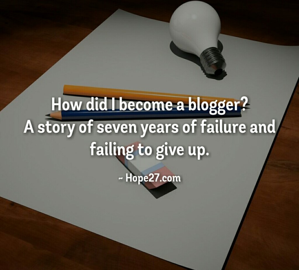 How did I become a blogger [Part 1 of&nbsp;]?
